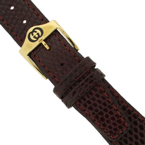 gucci watch leather strap 15mm|Gucci leather watch strap replacement.